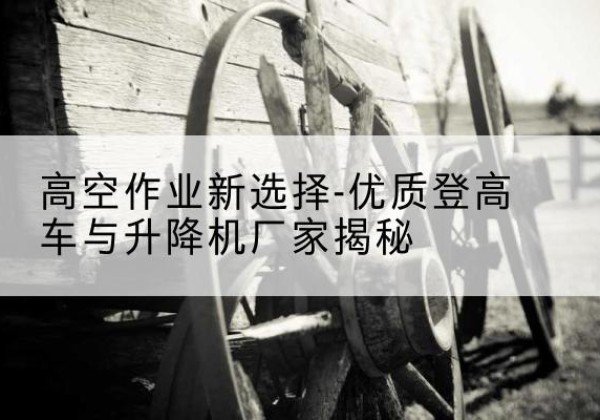 港北登高车厂家-高空作业新选择-优质登高车与升降机厂家揭秘